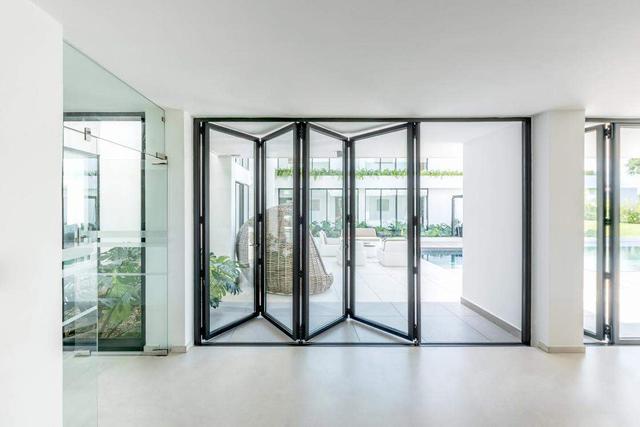 Luxury Bifold Doors in Dubai Showroom