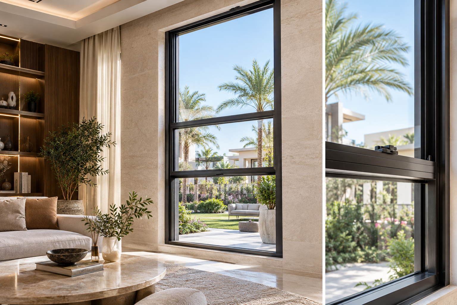 Vertical Up & Down Sliding Windows